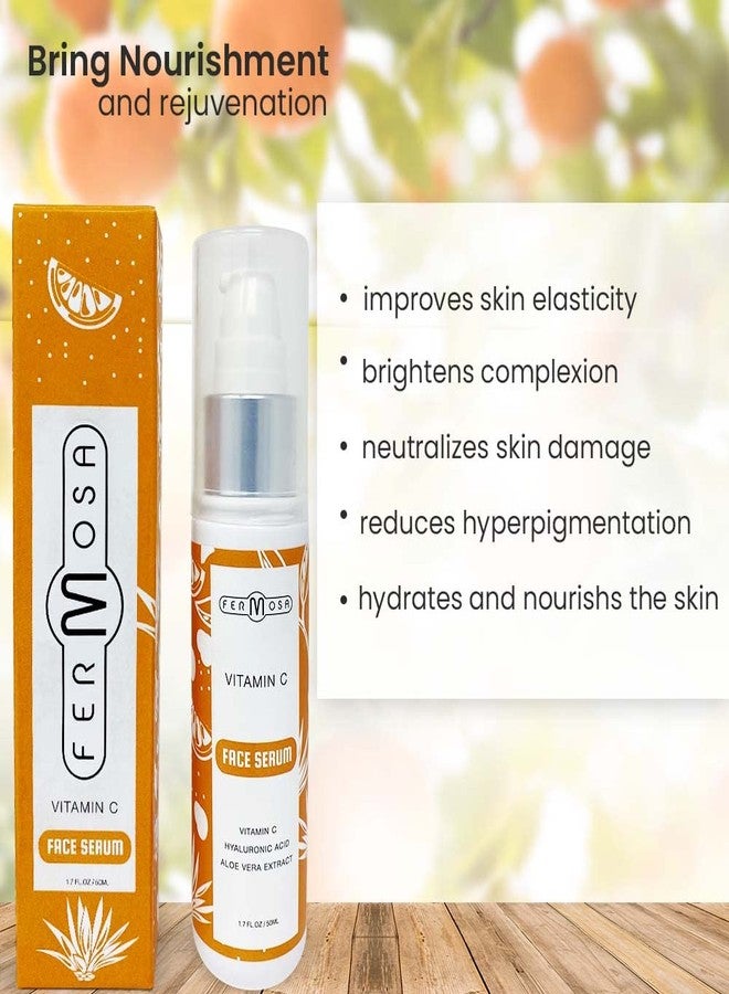 Fermosa Vitamin C Face Serum - Skin Repairing & Anti Aging Serum, Hydrating & Brightening Serum that Reduces Wrinkles, Fine Lines & Dark Spots - Image 4